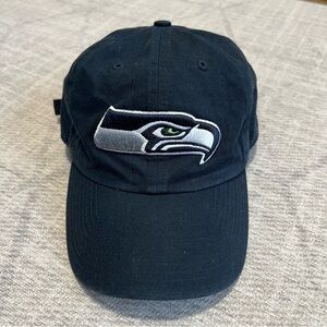47 Brand Adult NFL Football Seattle Seahawks Navy Blue Adjustable OSFM Hat